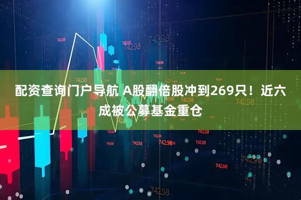 配资查询门户导航 A股翻倍股冲到269只！近六成被公募基金重仓